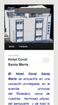 Mobile Screenshot of hotelcoralsantamarta.com